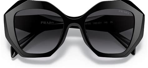 prada 16ws 1ab5d1|Prada Grey Gradient Geometric Ladies Sunglasses PR 16WS .